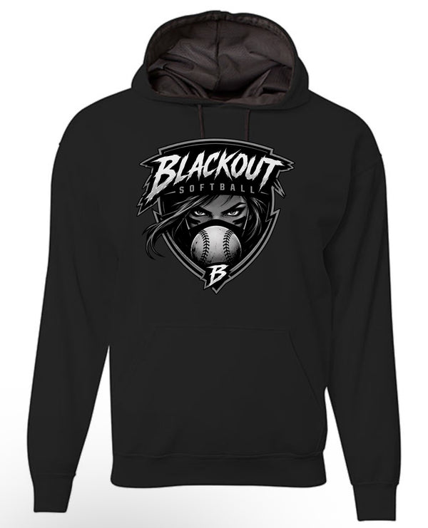 BLACKOUT SOFTBALL PERFORMANCE HOODIE