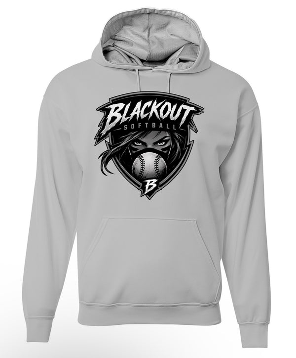 BLACKOUT SOFTBALL PERFORMANCE HOODIE