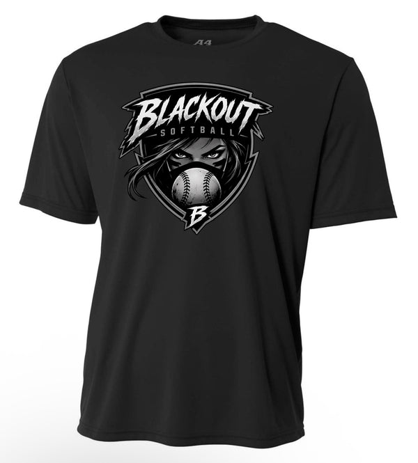 BLACKOUT SOFTBALL DRI FIT TEE