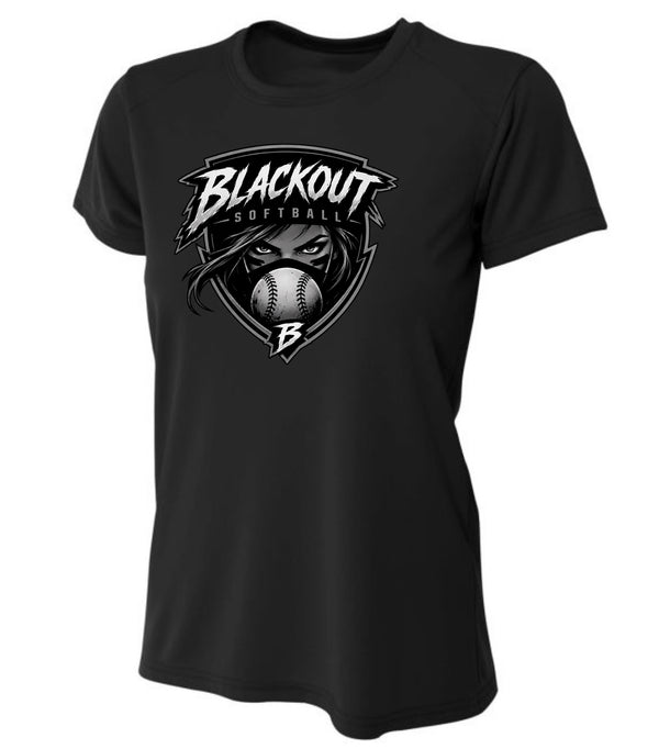 BLACKOUT SOFTBALL WOMENS DRI FIT
