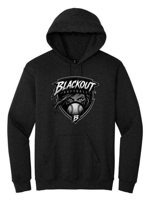 BLACKOUT SOFTBALL COTTON HOODIE