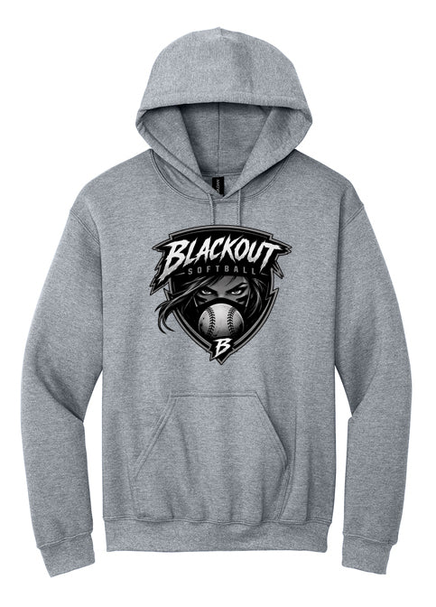 BLACKOUT SOFTBALL COTTON HOODIE