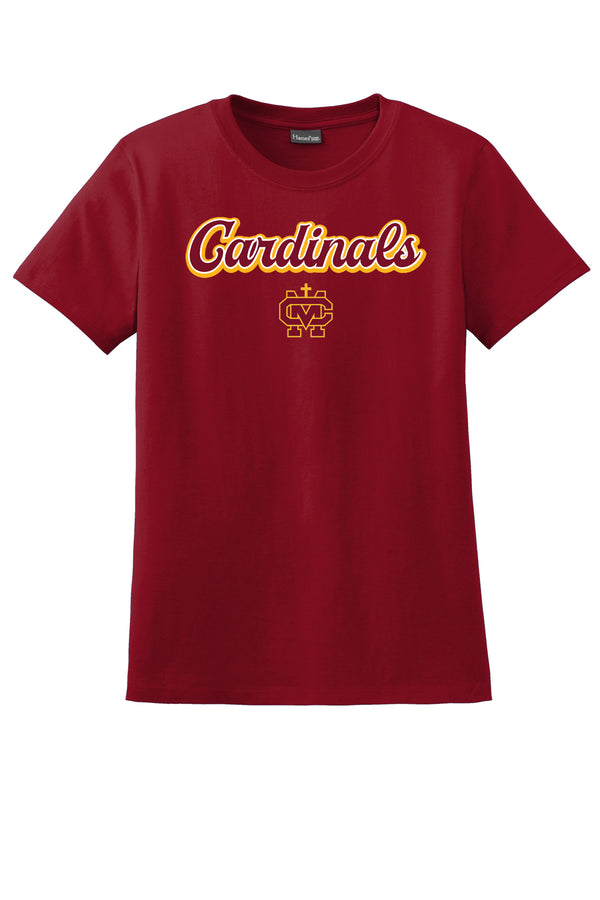 CSHM CARDINALS WOMENS CUT TEE