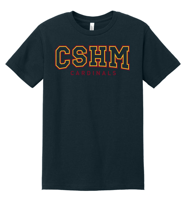 CSHM CARDINALS BLOCK MENS TEE