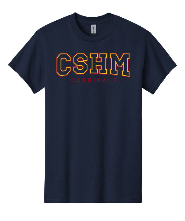 CSHM CARDINALS BLOCK WOMENS CUT TEE