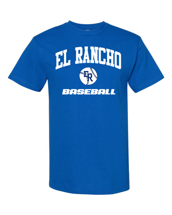 EL RANCHO BASEBALL COTTON TEE ROYAL