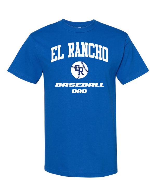 EL RANCHO BASEBALL DAD COTTON TEE
