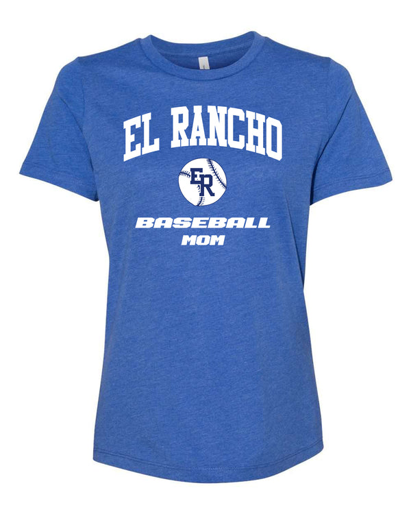 EL RANCHO BASEBALL MOM COTTON TEE