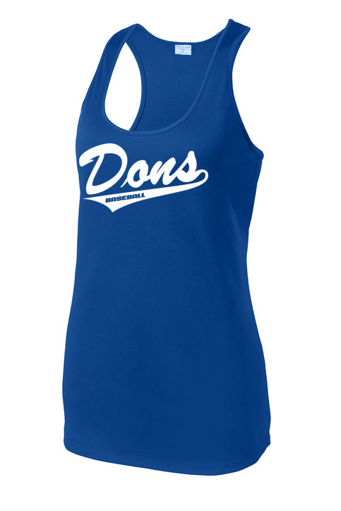 EL RANCHO BASEBALL WOMENS RACERBACK TANK ROYAL