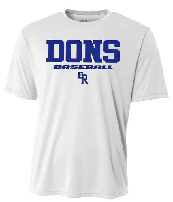 EL RANCHO BASEBALL DRI FIT WHITE