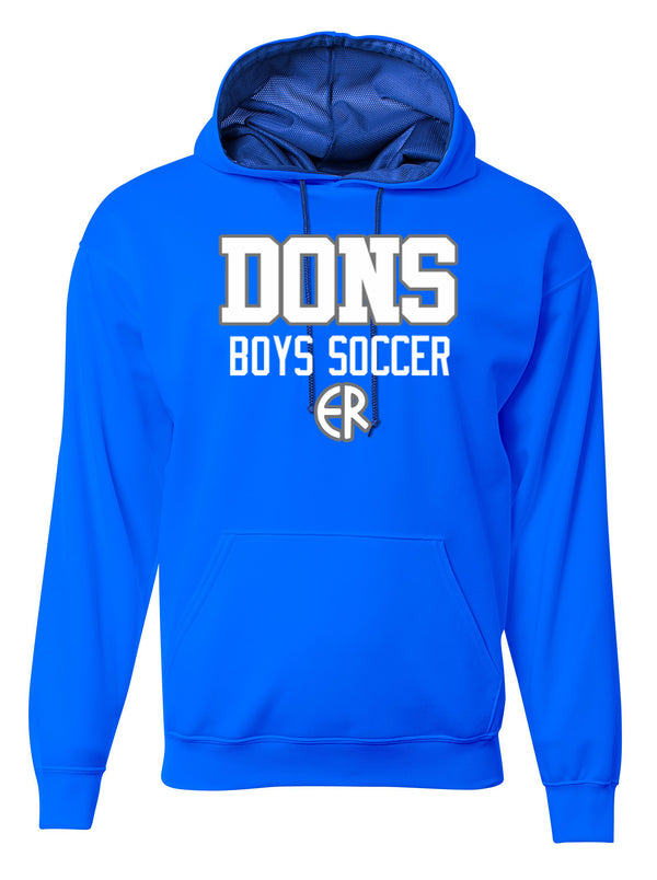 EL RANCHO BOYS SOCCER BLOCK DRI FIT HOODIE