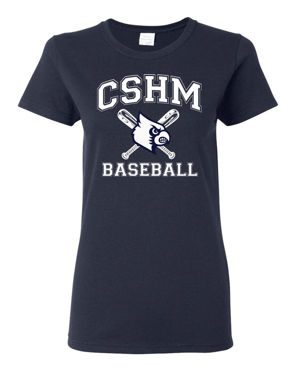 CSHM BASEBALL WOMENS CUT COTTON TEE