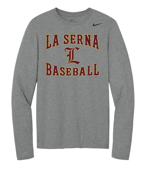 LA SERNA BASEBALL NIKE DRI FIT LONG SLEEVE