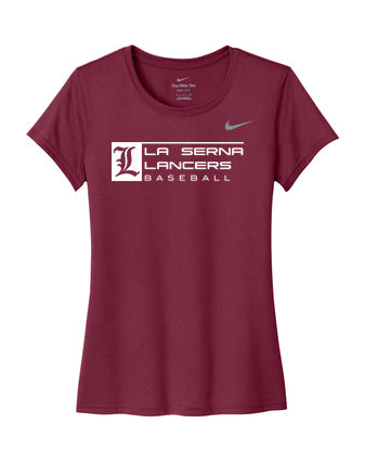LA SERNA LANCERS BASEBALL NIKE WOMENS DRI-FIT TEE