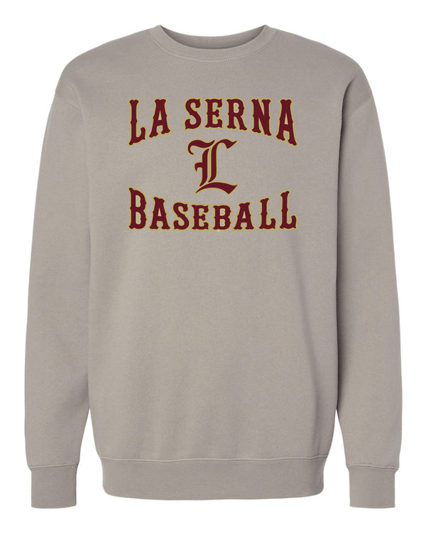 LA SERNA BASEBALL HEAVYWEIGHT CREWNECK FLEECE