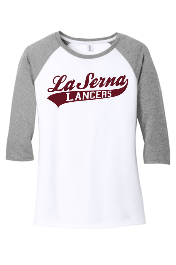 LA SERNA BASEBALL WOMENS RAGLAN TOP