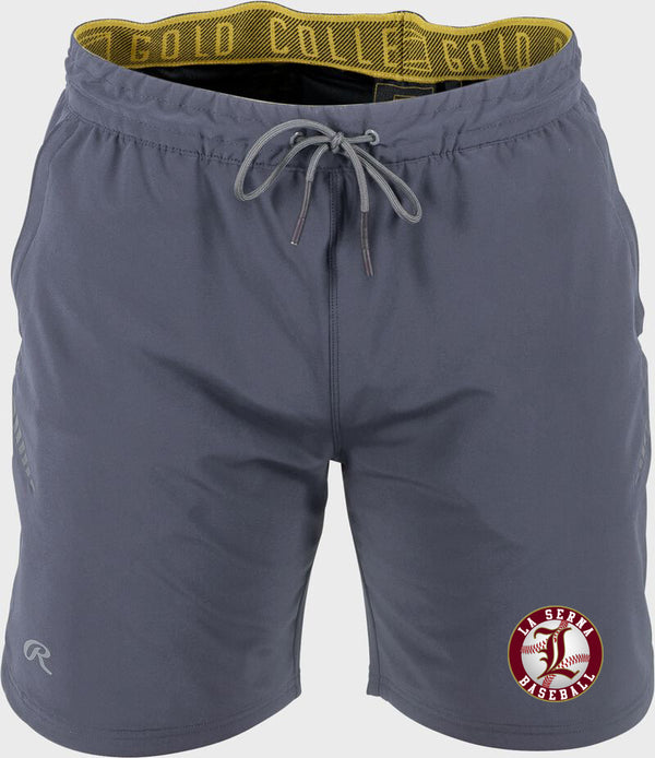 LA SERNA BASEBALL RAWLINGS PERFORMANCE SHORTS WITH INTEGRATED TIGHTS