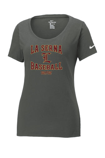 LA SERNA BASEBALL MOM NIKE SCOOP NECK