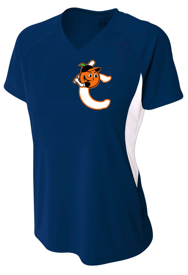 OCC LADIES DRI FIT VNECK