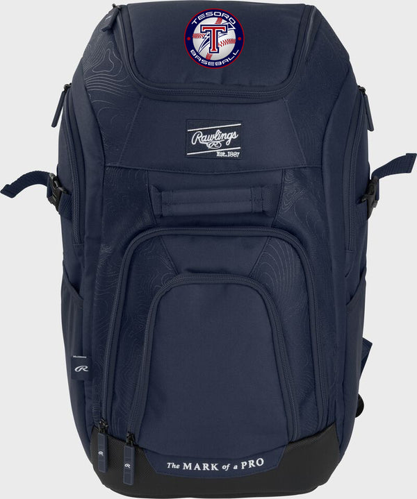 TESORO BASEBALL PLAYERS BACKPACK BY RAWLINGS