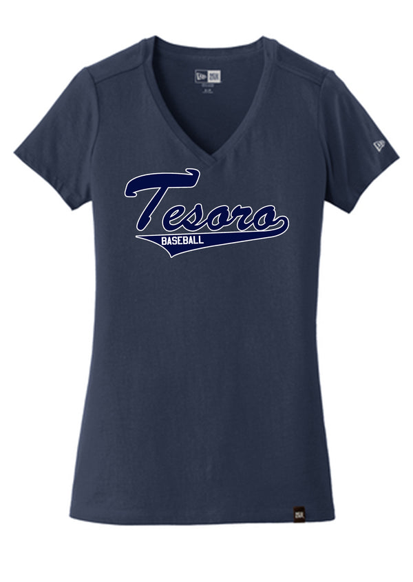 TESORO BASEBALL LADIES V NECK BY NEW ERA