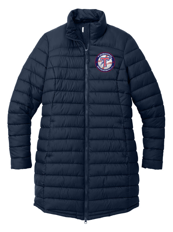 TESORO T BOLT LADIES LONG PUFFER JACKET