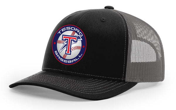 TESORO BASEBALL BLACK/CHARCOAL TRUCKER HAT