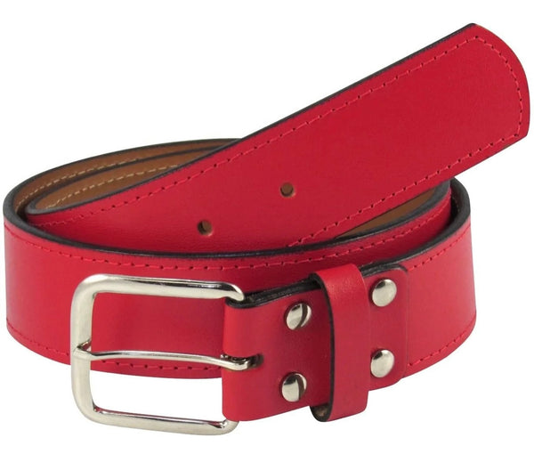Leather Baseball Belt